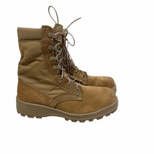 Belleville Steel Toe Combat Boots Men’s 6.5 AFSTC Tan Work Outdoors